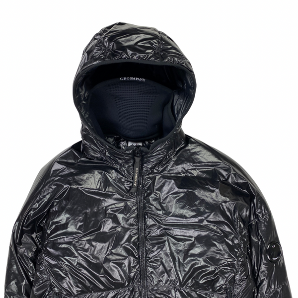 CP Company Black Face Mask Outline Primaloft Puffer