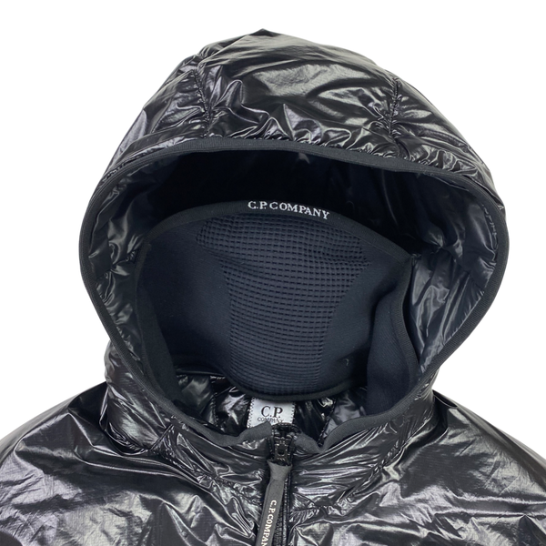 CP Company Black Face Mask Outline Primaloft Puffer