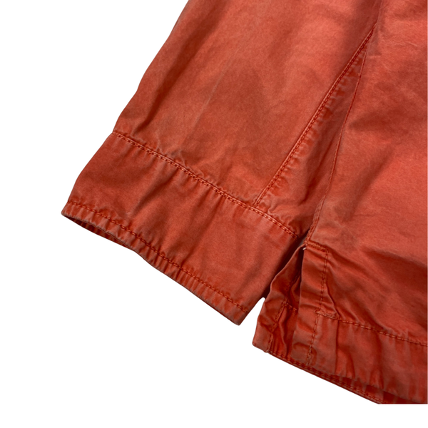 Stone Island Orange Cotton Overshirt