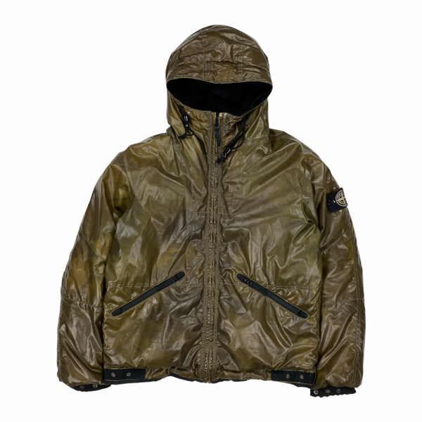 Stone Island Khaki Colour Changing Ice Jacket