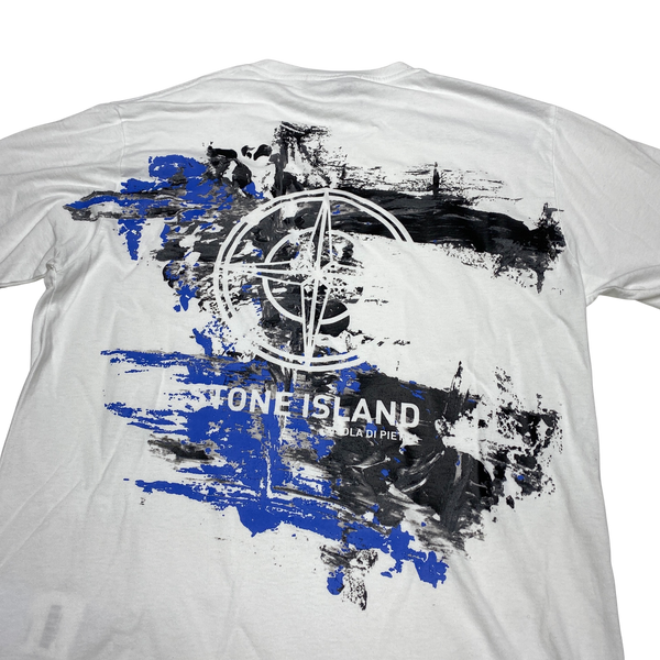 Stone Island 2020 Isola Di Pietra Print T Shirt