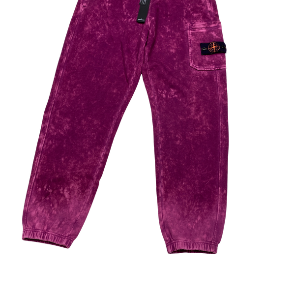 Stone Island 2021 Purple Camo OVD Joggers