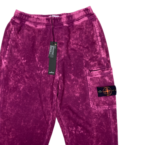 Stone Island 2021 Purple Camo OVD Joggers