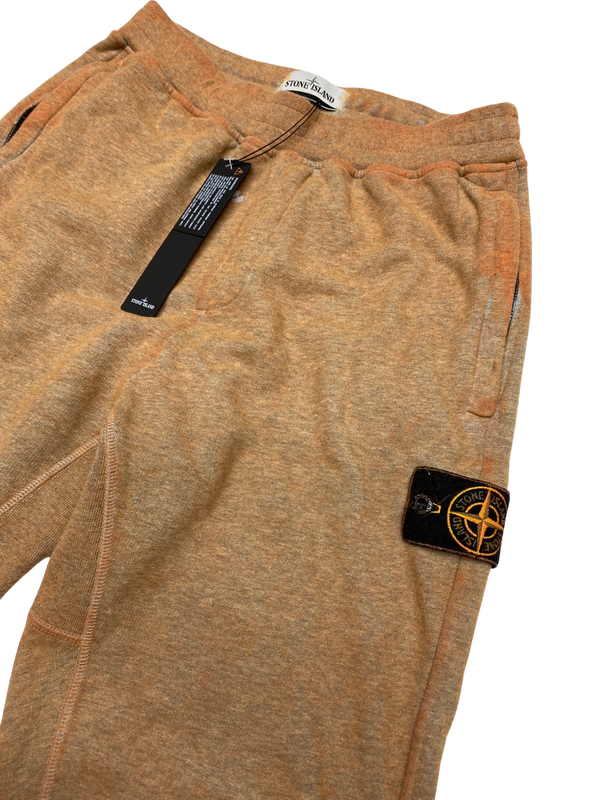 Stone Island 2020 Orange Dust Treatment Joggers