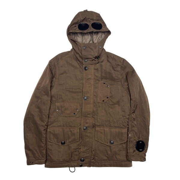 CP Company Brown Shimmer Nylon B Mille Miglia Jacket