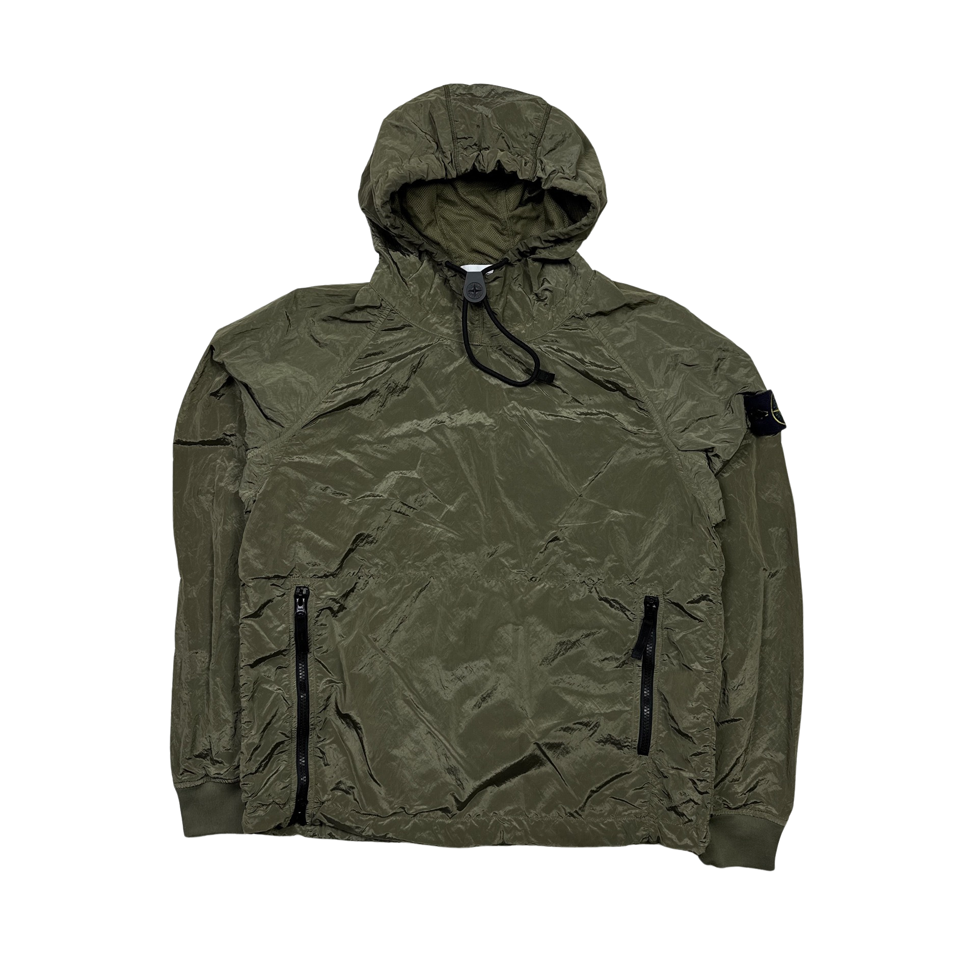 Stone island nylon metal hooded on sale smock
