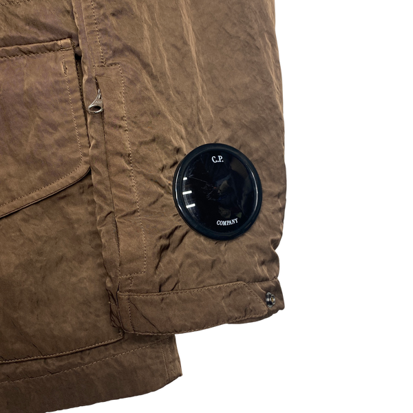 CP Company Brown Shimmer Nylon B Mille Miglia Jacket