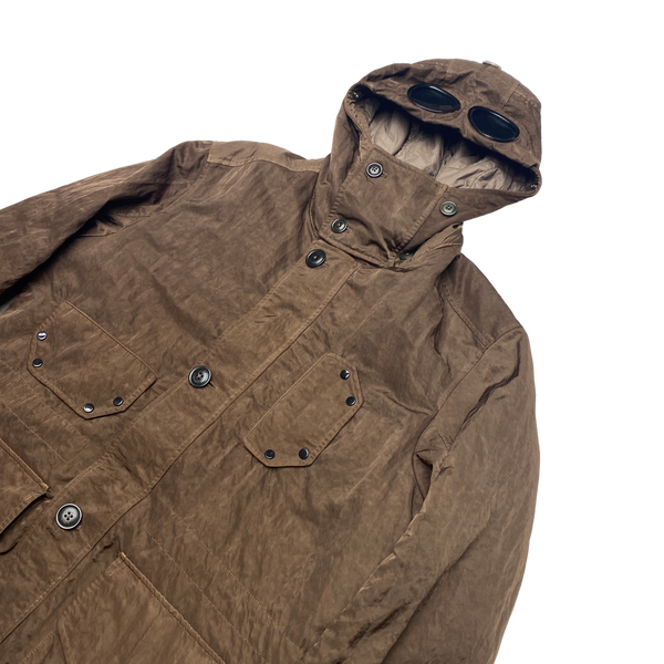 CP Company Brown Shimmer Nylon B Mille Miglia Jacket