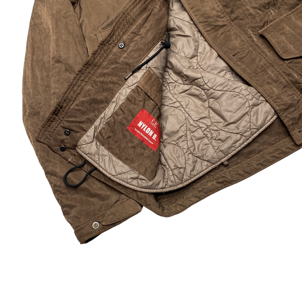 CP Company Brown Shimmer Nylon B Mille Miglia Jacket