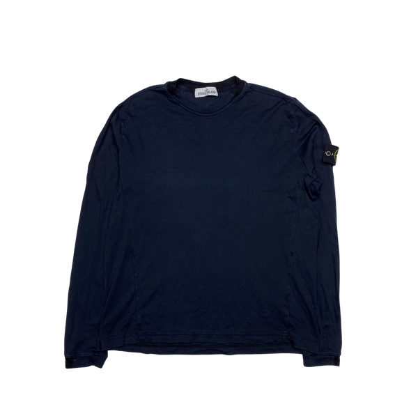 Stone Island Navy 2013 Longsleeve Cotton Top