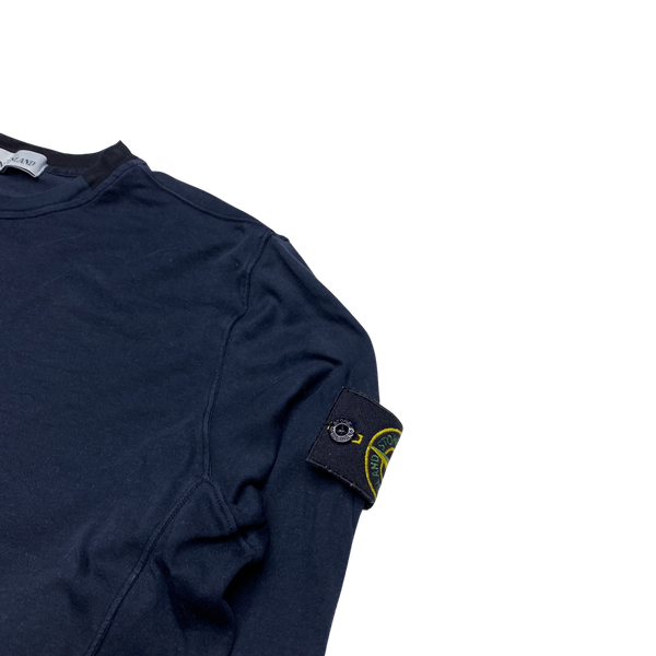 Stone Island Navy 2013 Longsleeve Cotton Top