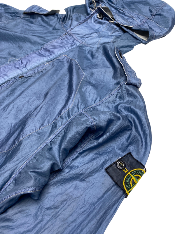 Stone Island Blue 2009 Hyperlight Mesh Badge Parka Jacket