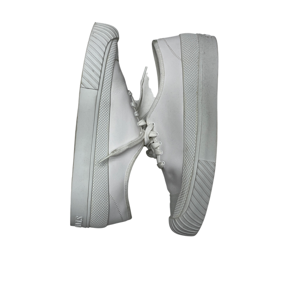Stone Island x Diemme White Leather Trainers