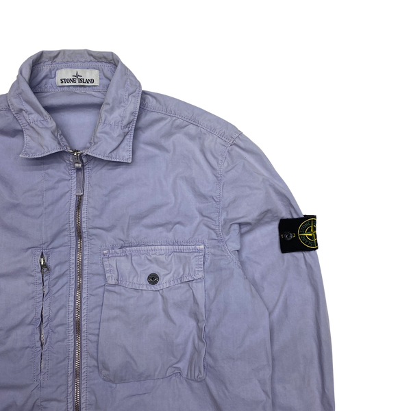Stone Island 2019 Lilac Cotton Overshirt