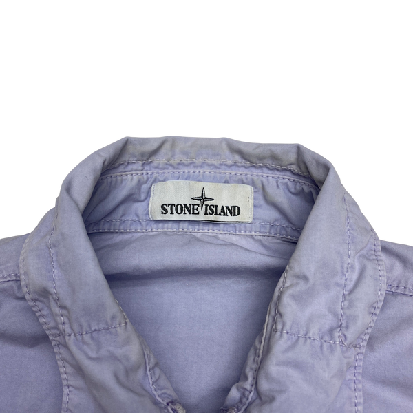 Stone Island 2019 Lilac Cotton Overshirt