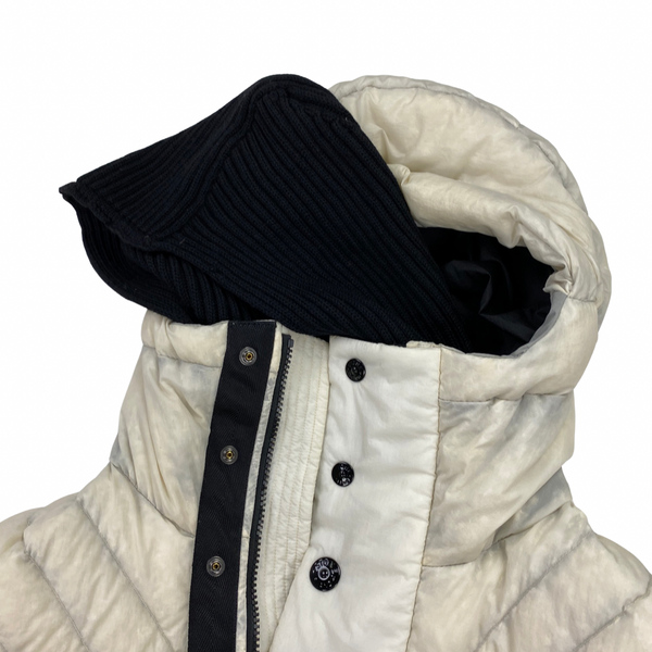 Stone Island Two Tone Opaque Nylon Tela Down Parka Jacket