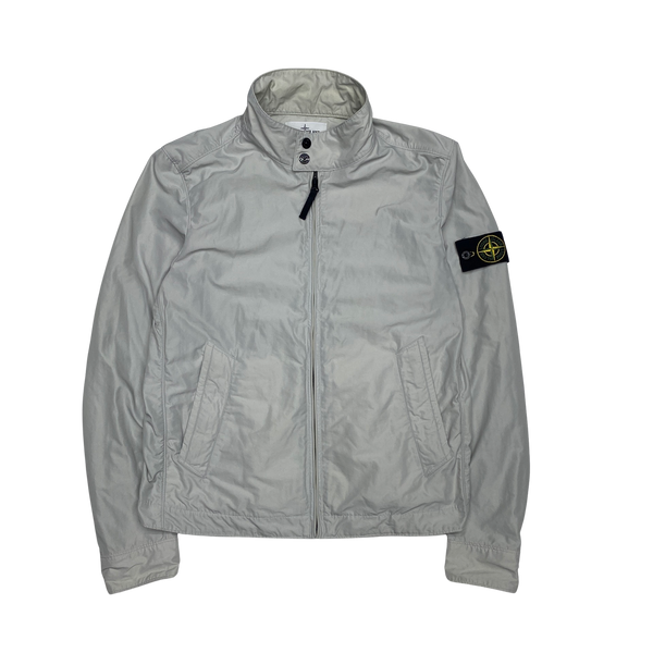 Stone Island 2014 Light Grey Micro Reps Bomber Jacket