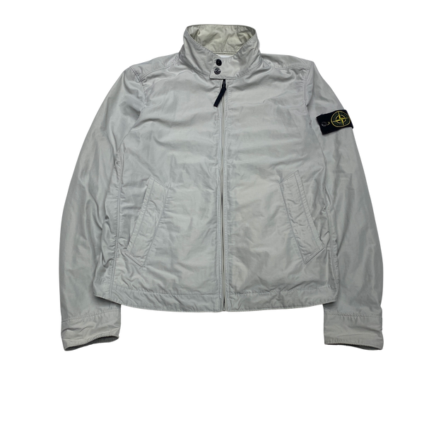 Stone Island 2014 Light Grey Micro Reps Bomber Jacket