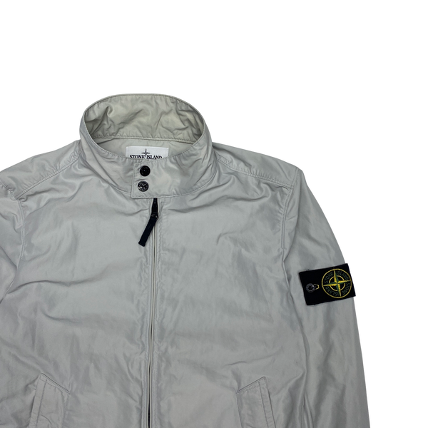 Stone Island 2014 Light Grey Micro Reps Bomber Jacket