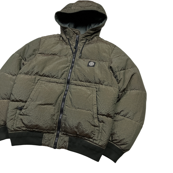 Stone Island Nylon Poly Colour Down TC Puffer Jacket - Small