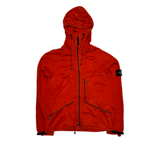 Stone Island 2007 Red Cotton Zipped Jacket
