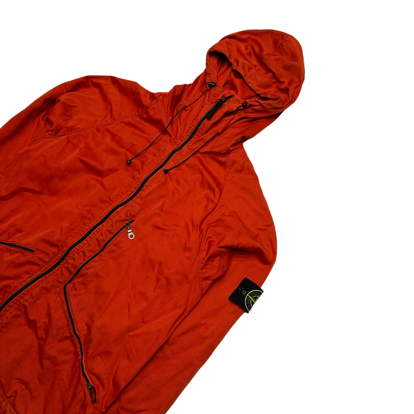 Stone Island 2007 Red Cotton Zipped Jacket