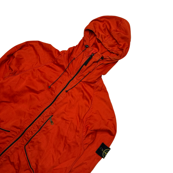 Stone Island 2007 Red Cotton Zipped Jacket