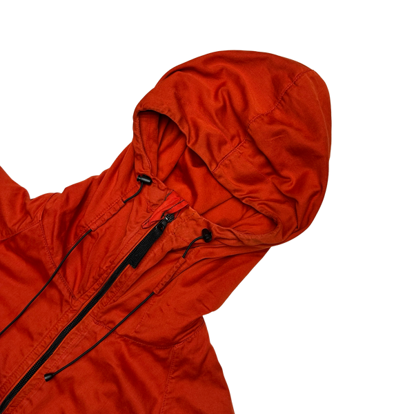 Stone Island 2007 Red Cotton Zipped Jacket