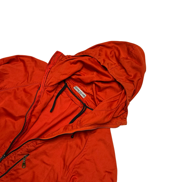 Stone Island 2007 Red Cotton Zipped Jacket
