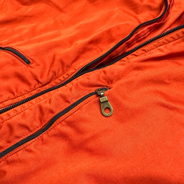 Stone Island 2007 Red Cotton Zipped Jacket
