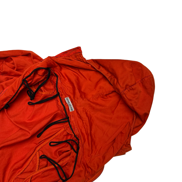 Stone Island 2007 Red Cotton Zipped Jacket