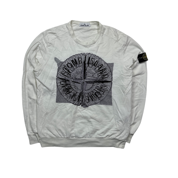 Stone Island 2016 Embroidered Crewneck Sweatshirt - XL