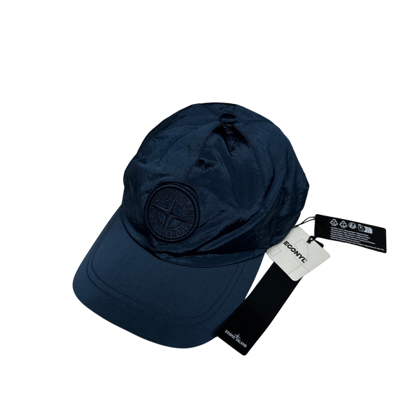 Stone Island SS/2023 Navy Econyl Nylon Metal Cap