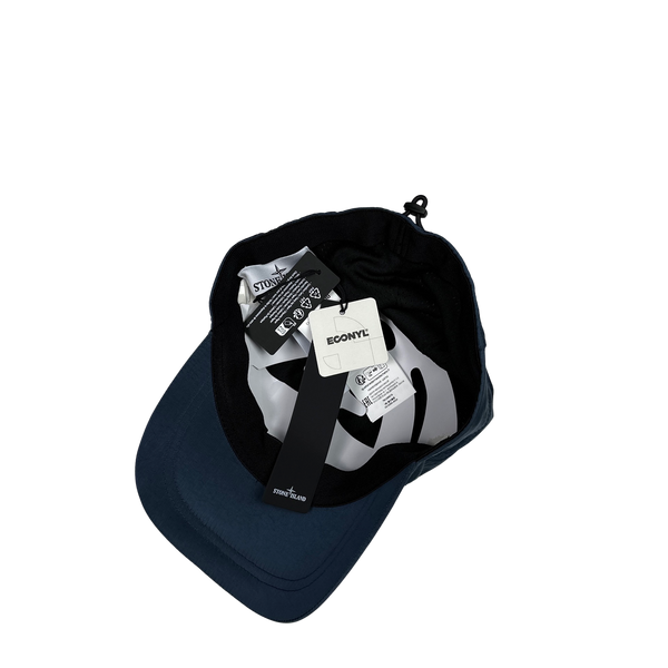 Stone Island SS/2023 Navy Econyl Nylon Metal Cap