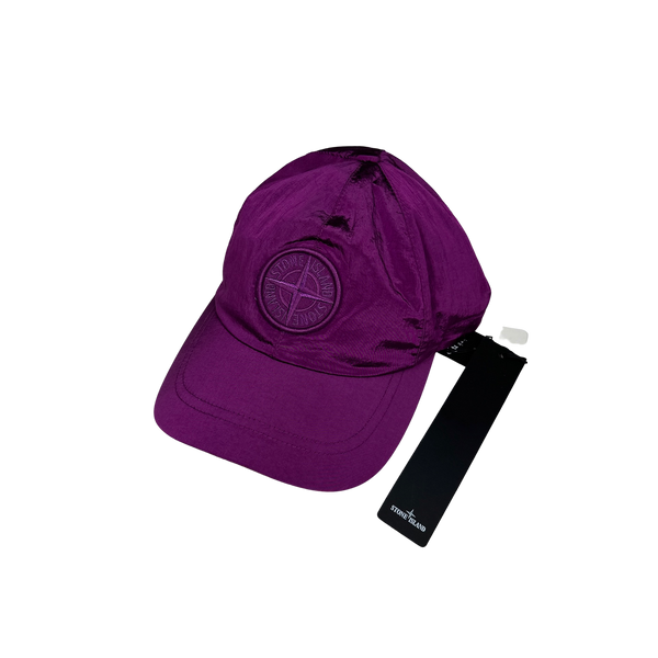 Stone Island SS/2023 Purple Econyl Nylon Metal Cap