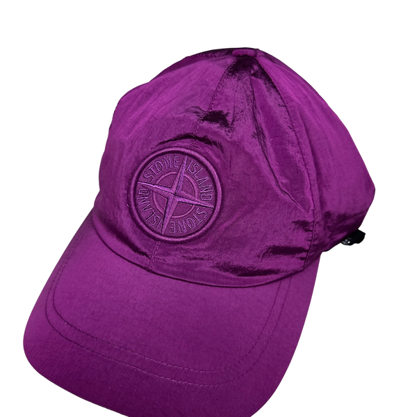 Stone Island SS/2023 Purple Econyl Nylon Metal Cap