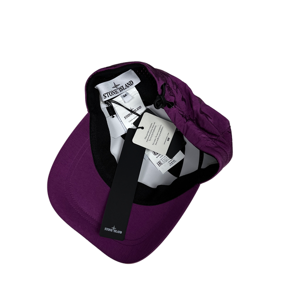 Stone Island SS/2023 Purple Econyl Nylon Metal Cap