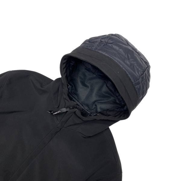 CP Company Black Hybrid Soft Shell Jacket