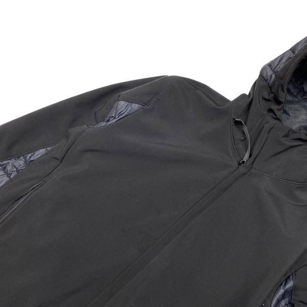 CP Company Black Hybrid Soft Shell Jacket