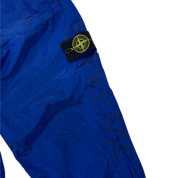 Stone Island x Supreme Blue Nylon Metal Trousers