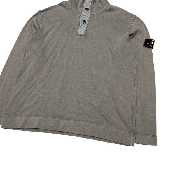 Stone Island Grey High Neck Pullover Jumper