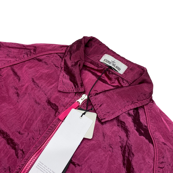 Stone Island 2022 Pink Nylon Metal Overshirt