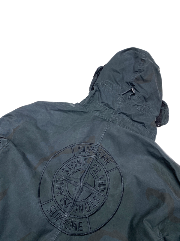 Supreme SS19 Stone Island Riot Mask Camo Jacket