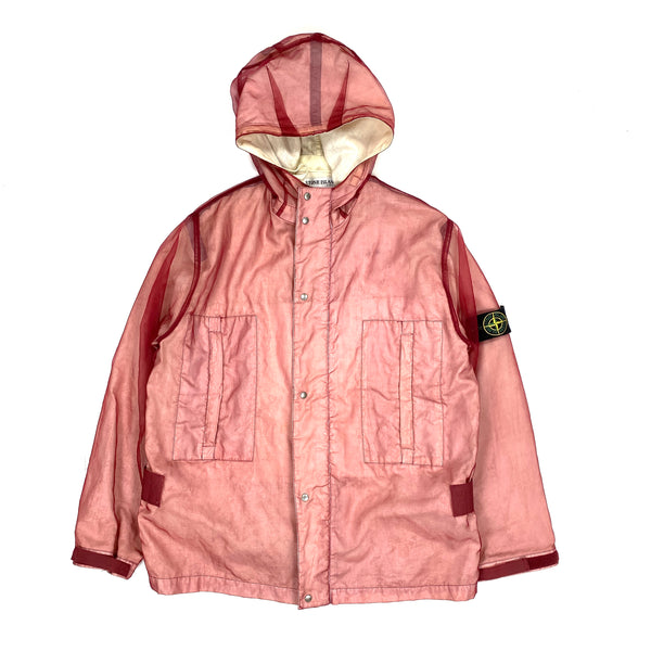Stone Island SS/2001 Pink Monofilament Mesh Jacket