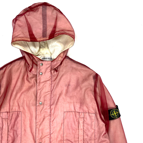 Pink mesh windbreaker shop