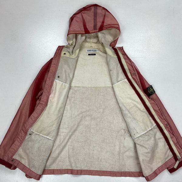 Stone Island SS/2001 Pink Monofilament Mesh Jacket
