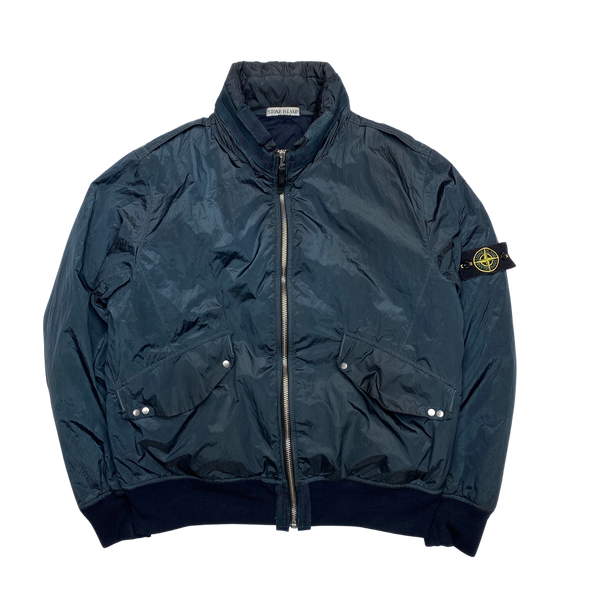 Stone Island 2008 Navy Nylon Metal Quilted Jacket