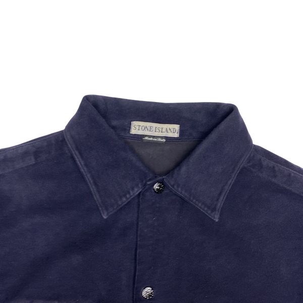 Stone Island Vintage 1997 Mole Skin Cotton Overshirt