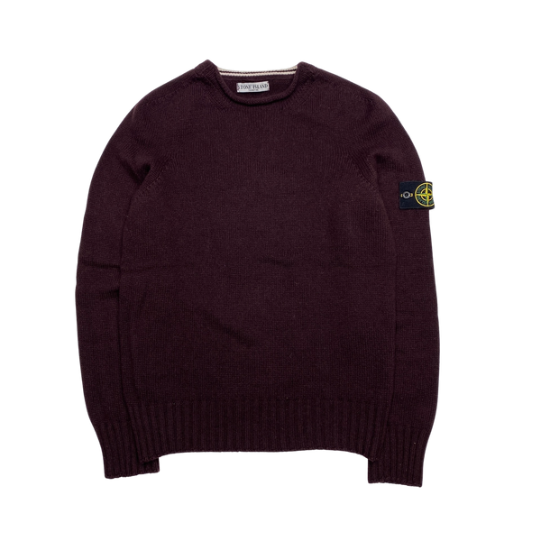 Stone island on sale jumper burgundy