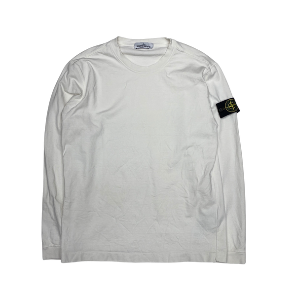 Stone Island 2019 White Crewneck Sweatshirt